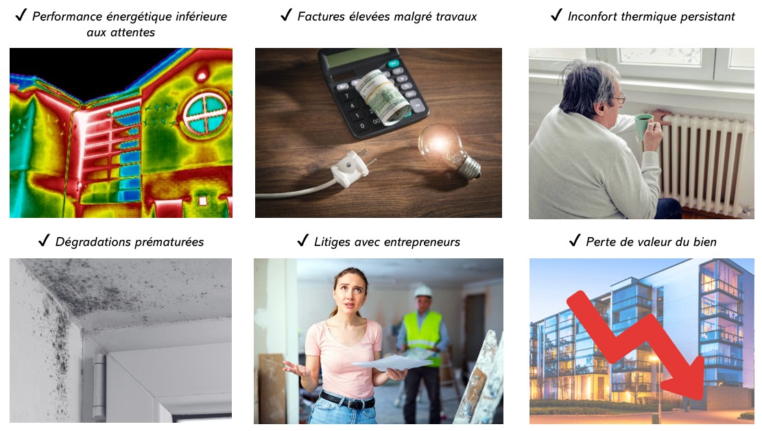 Impacts sur le bâtiment